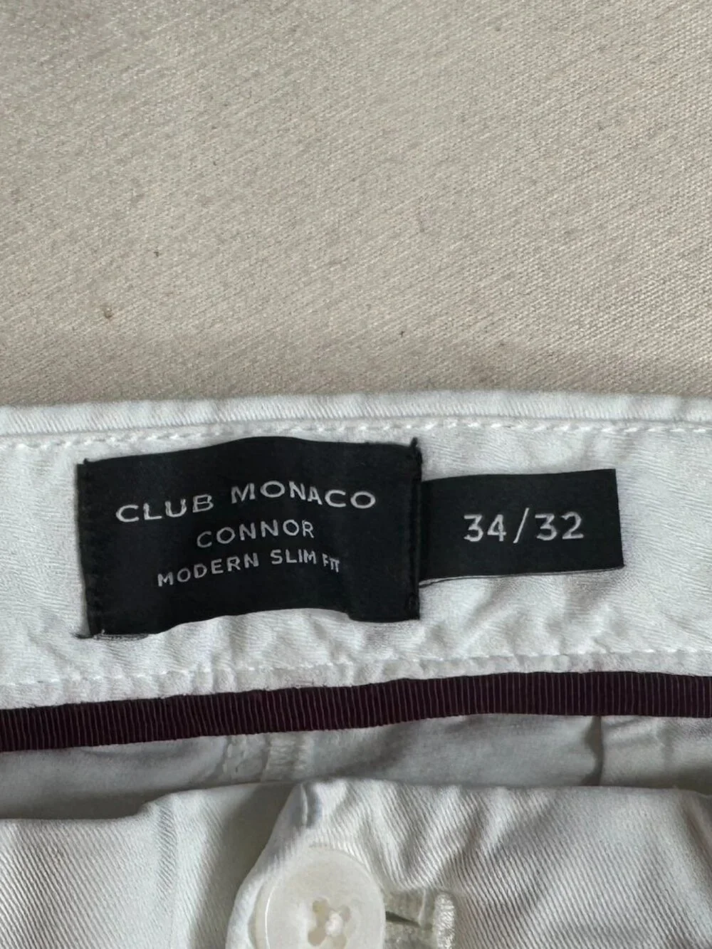 Great Condition Club Monaco Connor Modern Slim Fit 34/32 Men's